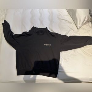 Essentials Mock Neck Raglan Sweatshirt